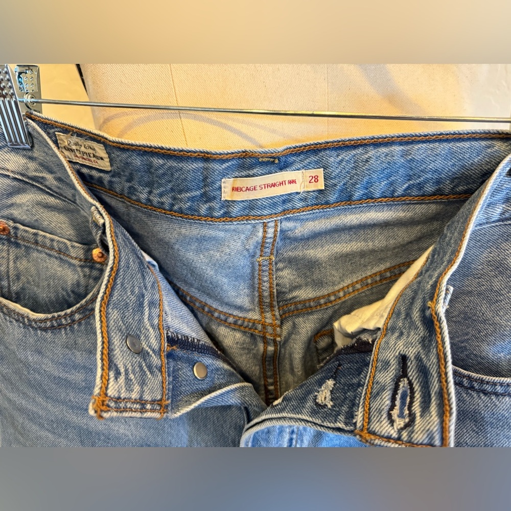 Levi Ribcage straight ankle size 28